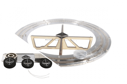 Round-maglev-track_flux_pinning_quantum_levitation_kit