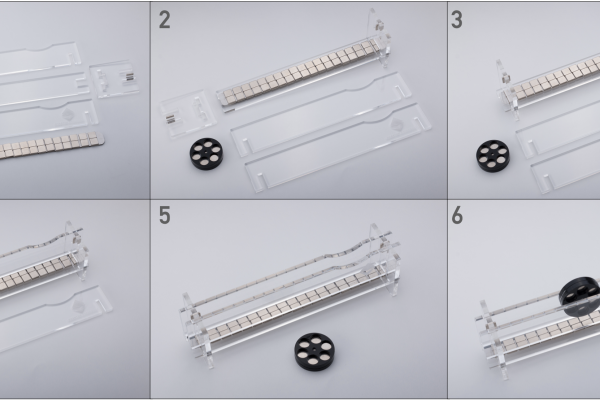 Desktop mini maglev assembly